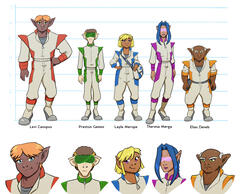 main character designs